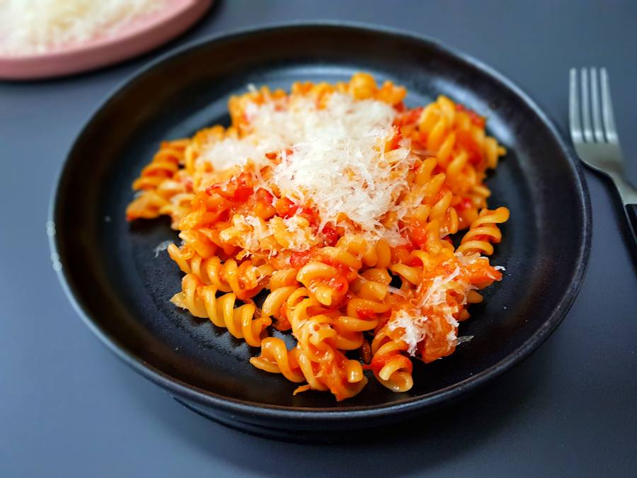 Pasta With Red Pepper Sauce | Recipe | Cuisine Fiend